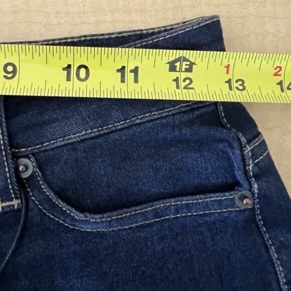 NWT Black Tape Women's Blue Denim Jeans Size 25 Maya High Rise Relaxed Flare Leg - Picture 8 of 11